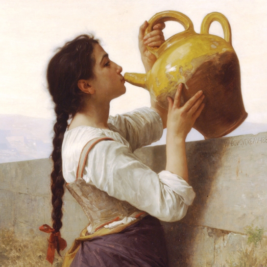 "Sed", 1886 (detalle). William Adolphe Bouguereau (1825-1905)